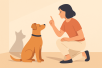Dog training guide image for Understanding and Managing Shadow Chasing in Dogs