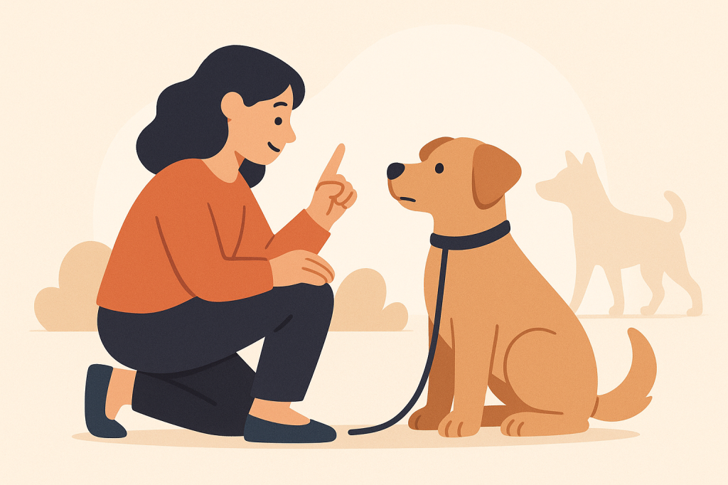 Dog training guide image for Addressing Socialisation Difficulties in Dogs